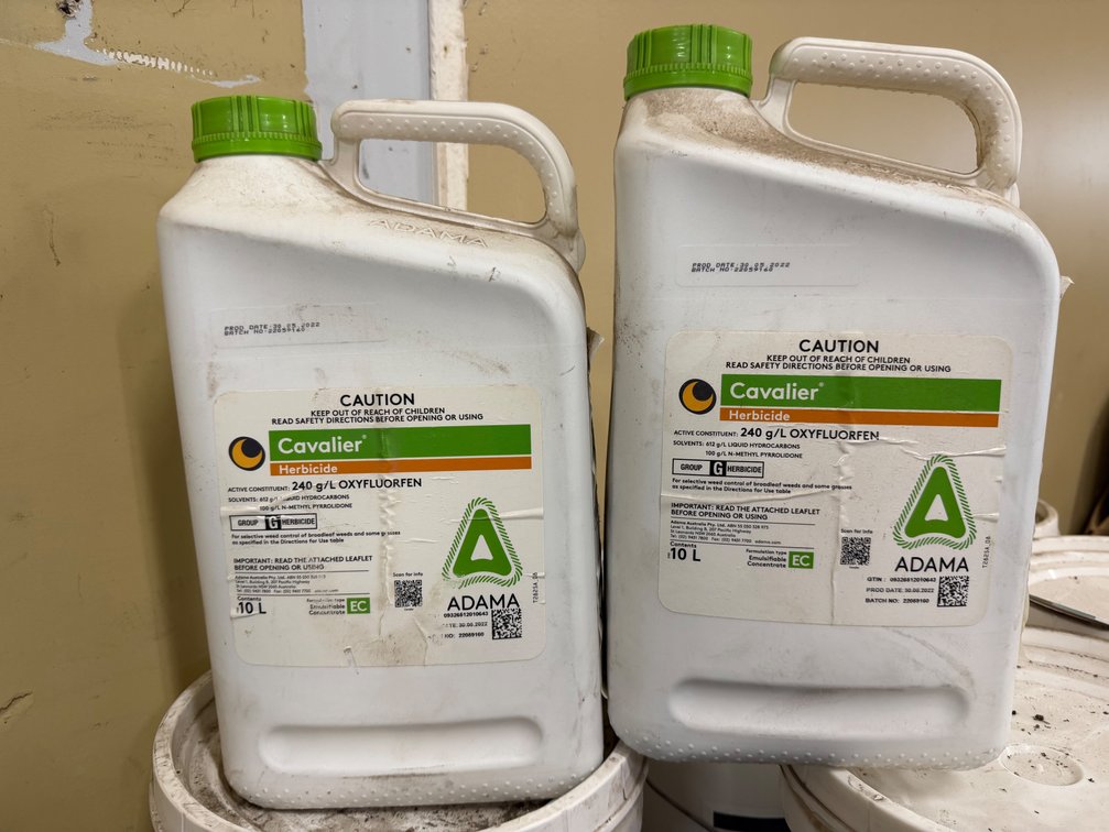 2 x CAVALIER 10L HERBICIDE