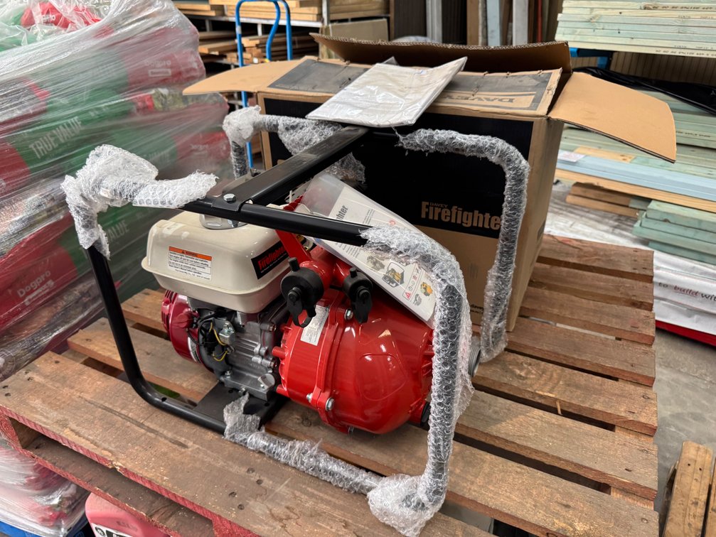 NEW DAVEY 6.5HP PETROL WATER PUMP
