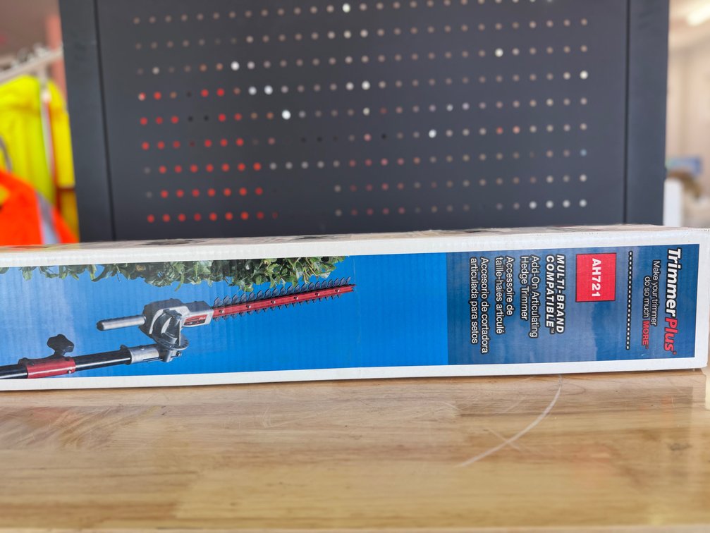 NEW TRIMMER-PLUS HEDGE TRIMMER ATTACHMENT