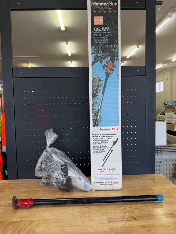 NEW TRIMMER-PLUS POLE SAW ATTACHMENT
