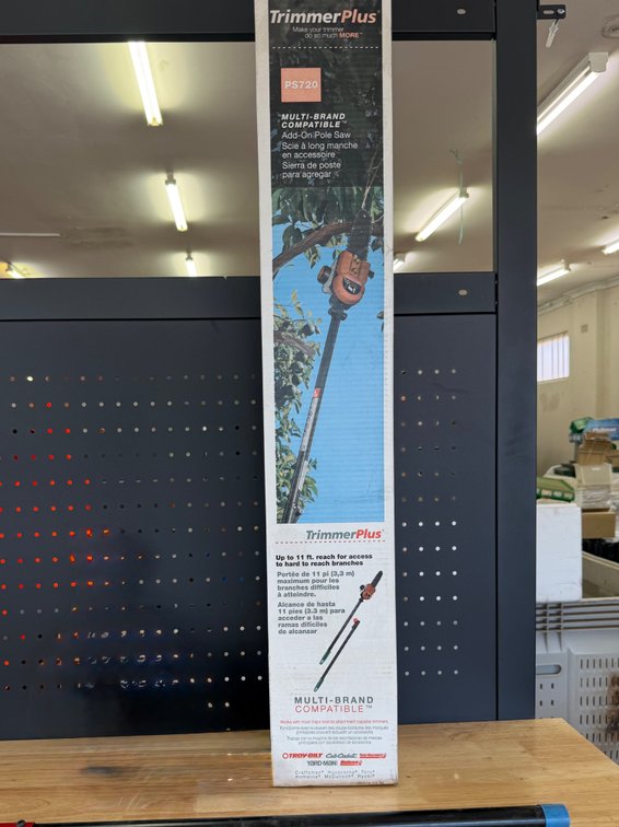 NEW TRIMMER-PLUS POLE SAW ATTACHMENT