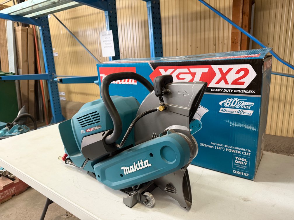 NEW MAKITA 355MM 80V CORDLESS POWER CUT