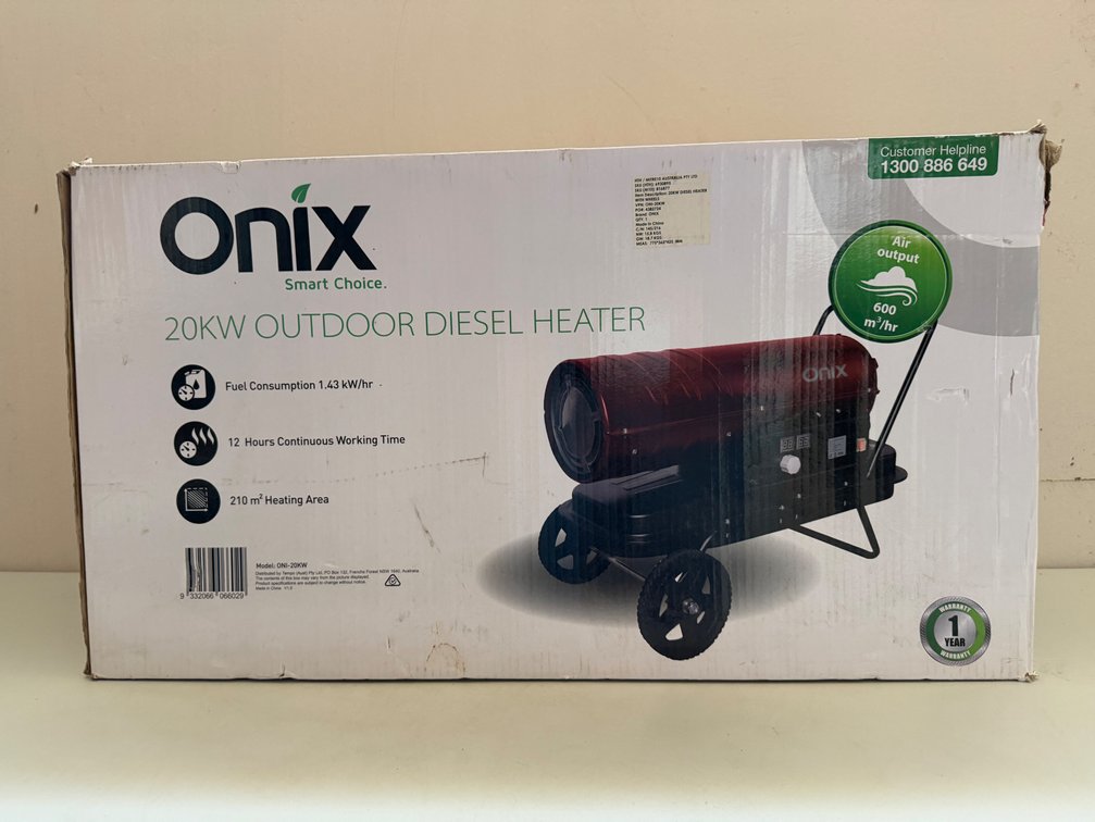 NEW ONIX 20KW OUTDOOR DIESEL HEATER