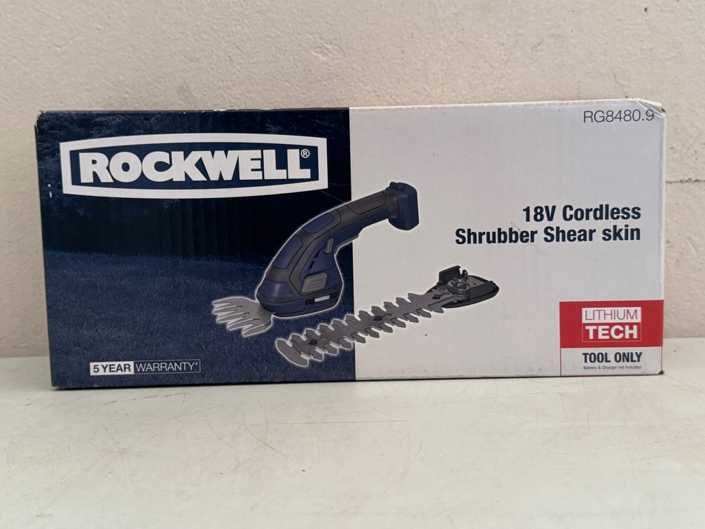 NEW ROCKWELL 18V CORDLESS GRASS SHEAR
