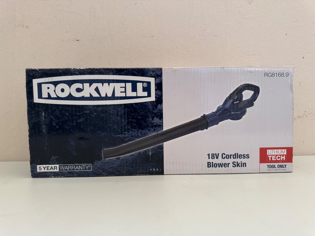 NEW ROCKWELL 18V CORDLESS BLOWER