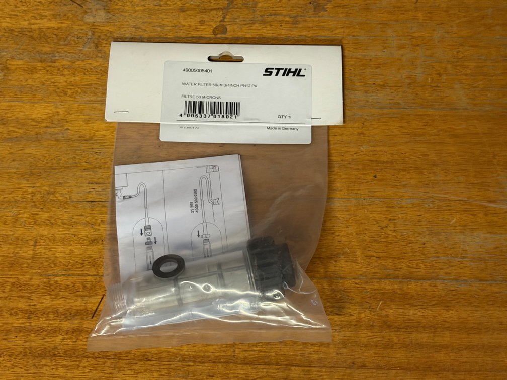 NEW STIHL 3/4" WATER FILTER (50UM 3/4" PN12 PA)