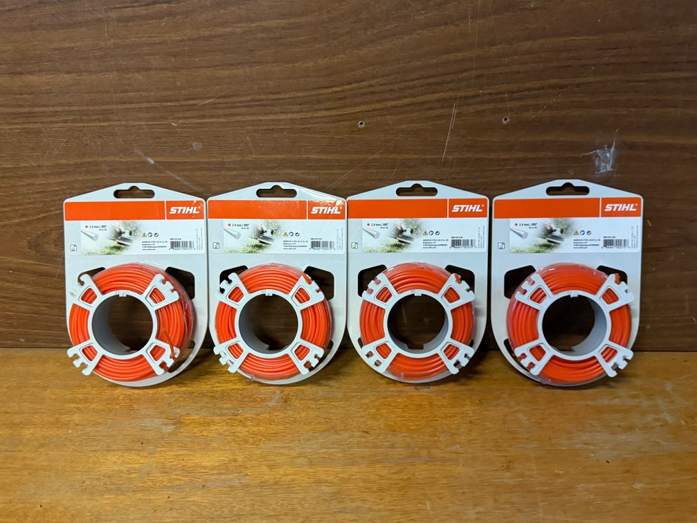 4 x NEW STIHL 14M NYLON MOWING LINE (2.4MM)