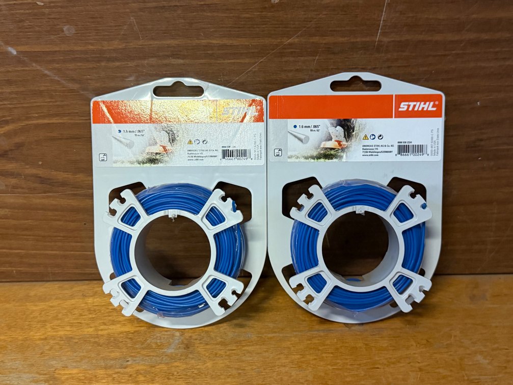 2 x NEW STIHL 19M NYLON MOWING LINE (1.6MM)