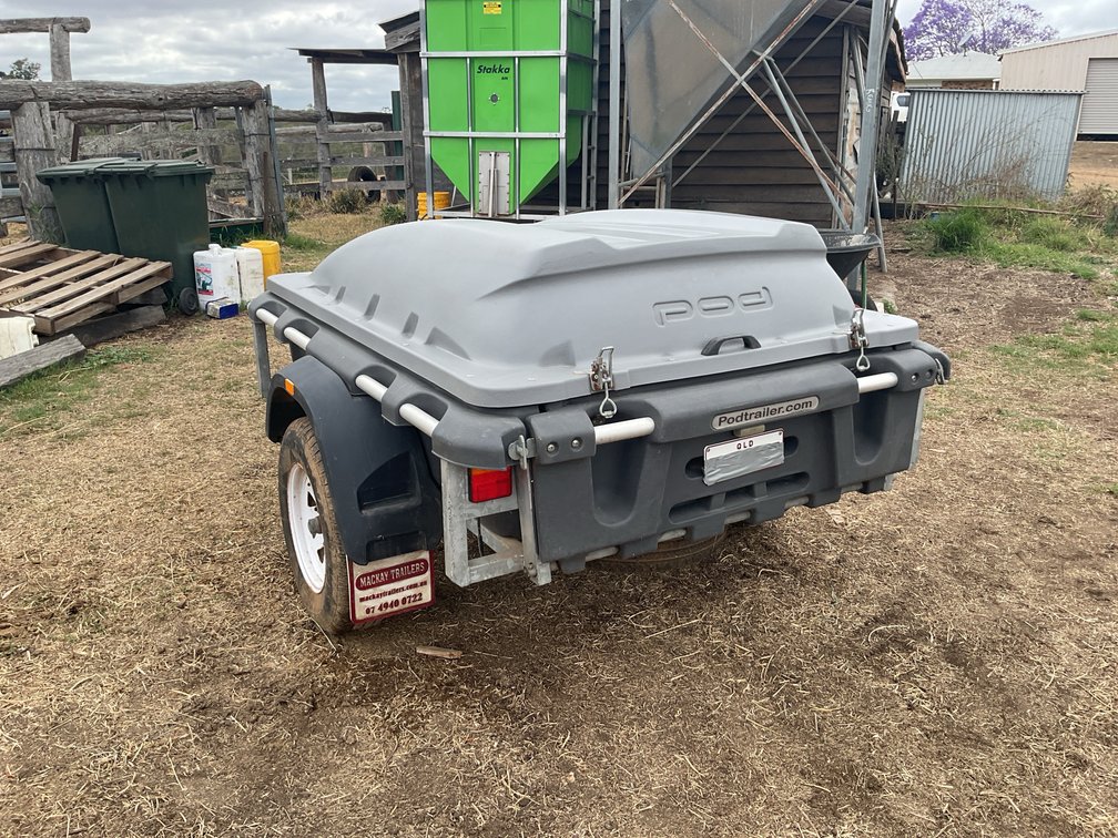 POLY POD TRAILER 6X4 FOOT