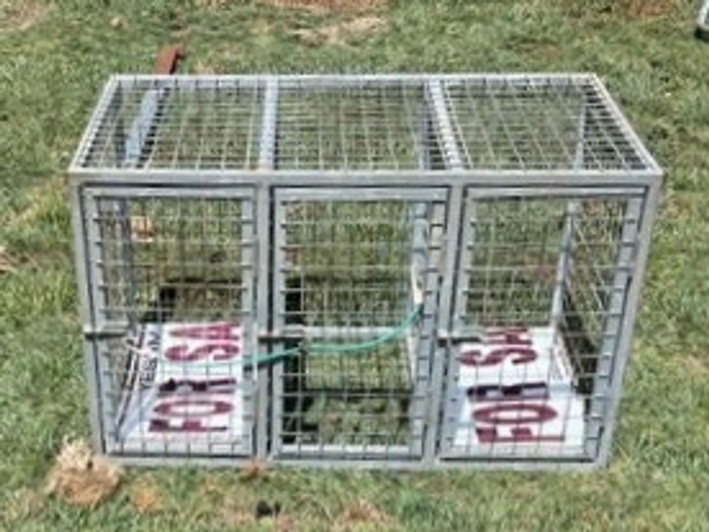 CUSTOM 3-BAY DOG CAGE TO SUIT UTE/TRAY TRUCK