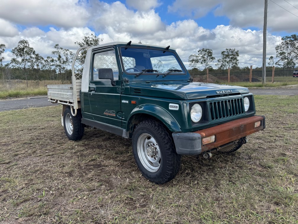 1998 SUZUKI SIERRA 4x4 MANUAL SINGLE CAB TRAY BACK UTE