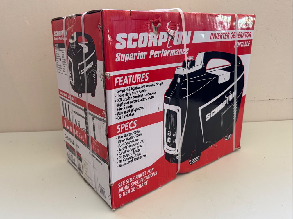 NEW SCORPION SCI-2500 2.5KVA INVERTER GENERATOR