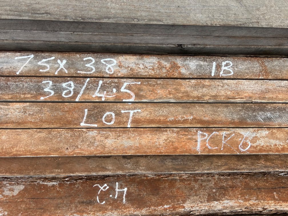 3” X 1 1/2”  IRONBARK RAILS
