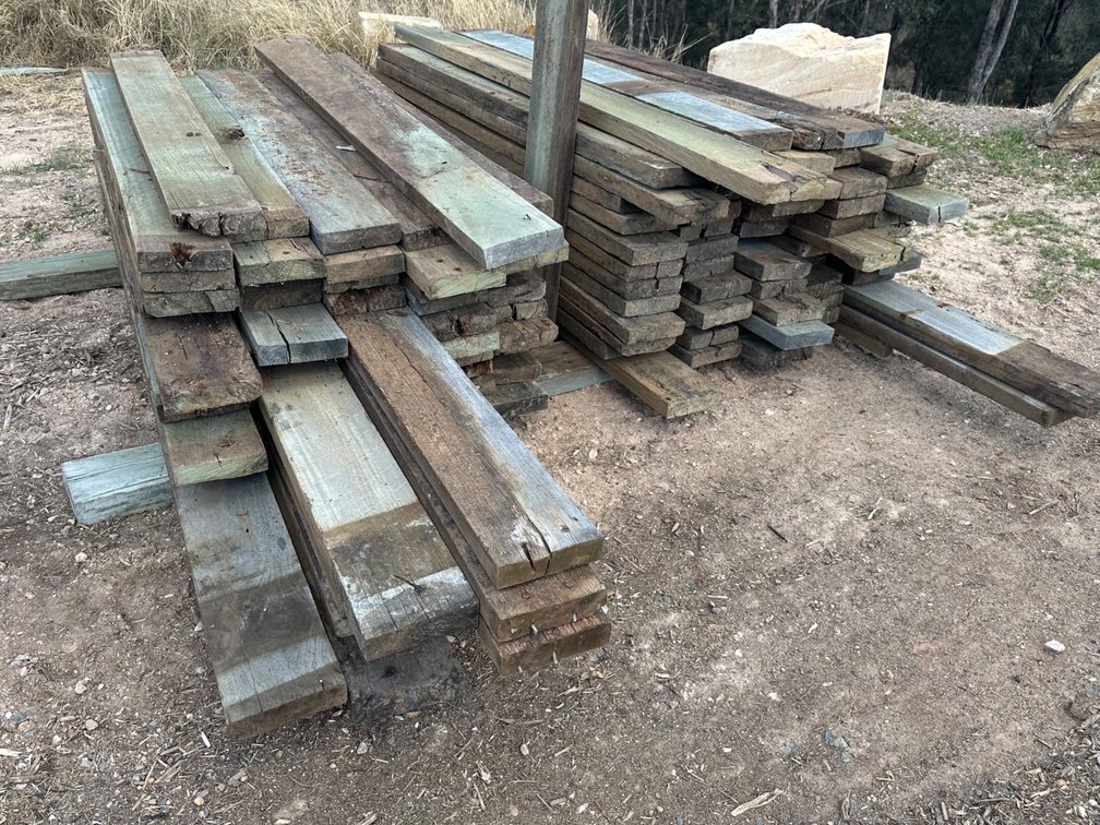 QTY HARDWOOD RAILS
