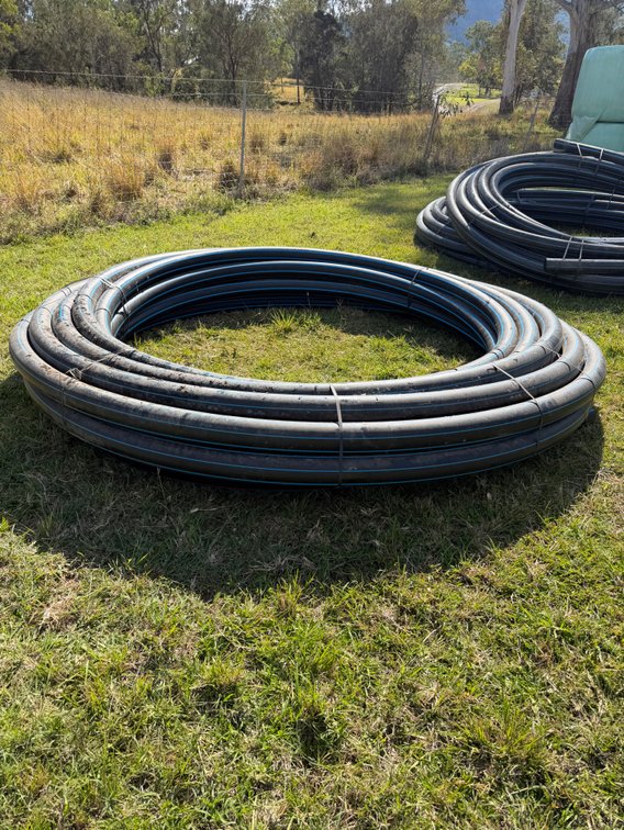 3 x PVC 110MM x 100M PN10 PE100 POLY PIPE ROLL