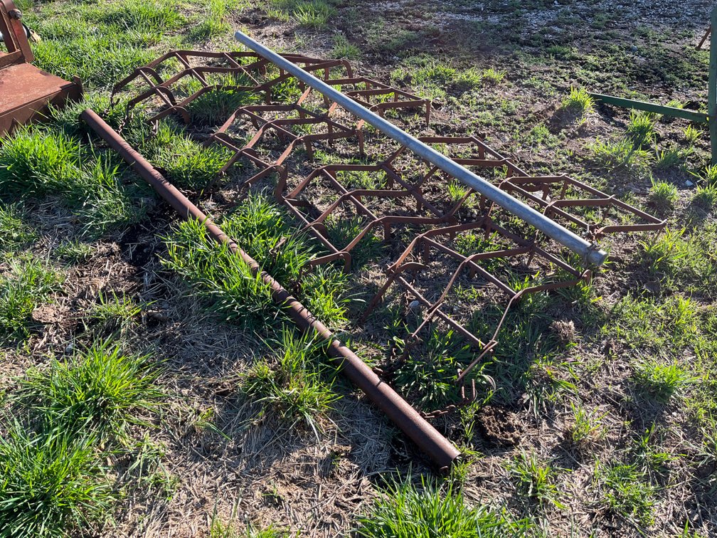 TRAILING 4 LEAF PASTURE HARROWS WITH TOOLBAR