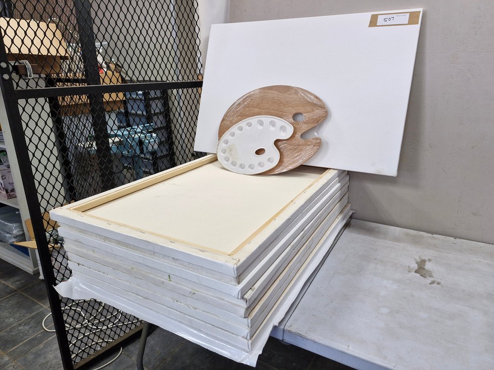 10 Assorted Artist Canvases / Panels – 60 x 90 cm