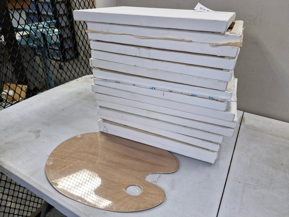 15 Assorted Artist Canvases / Panels – about 30 x 42 cm