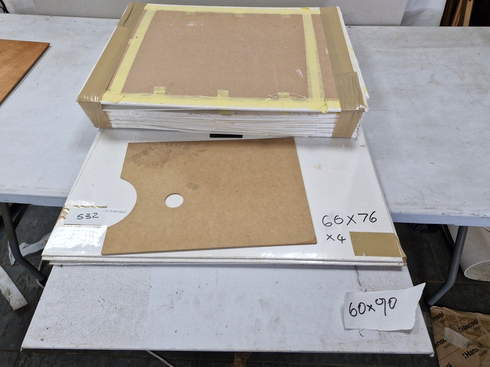 20 Assorted Artist Canvases / Panels – about 45 x 60 cm