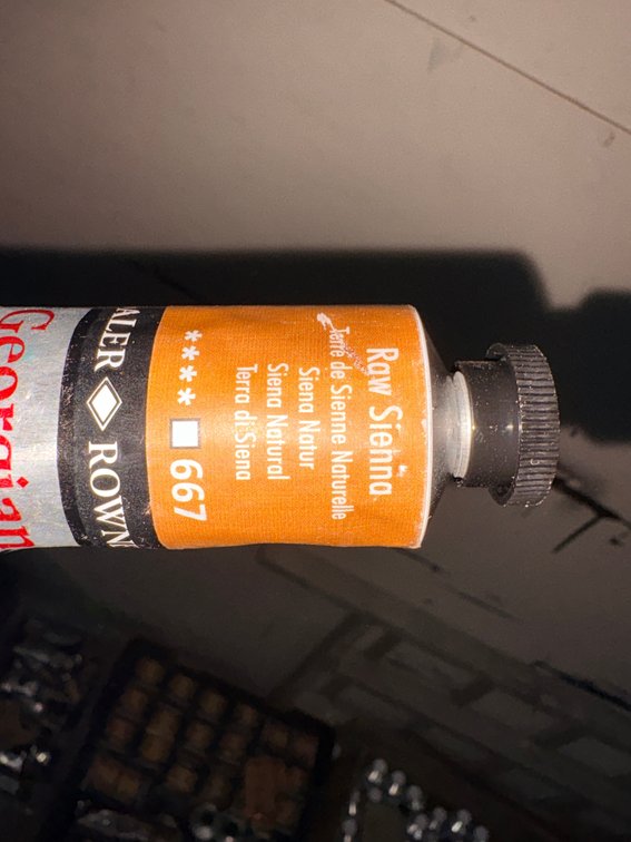 22 Daler-Rowney Georgian Raw Sienna Oil Colour – 75 ml