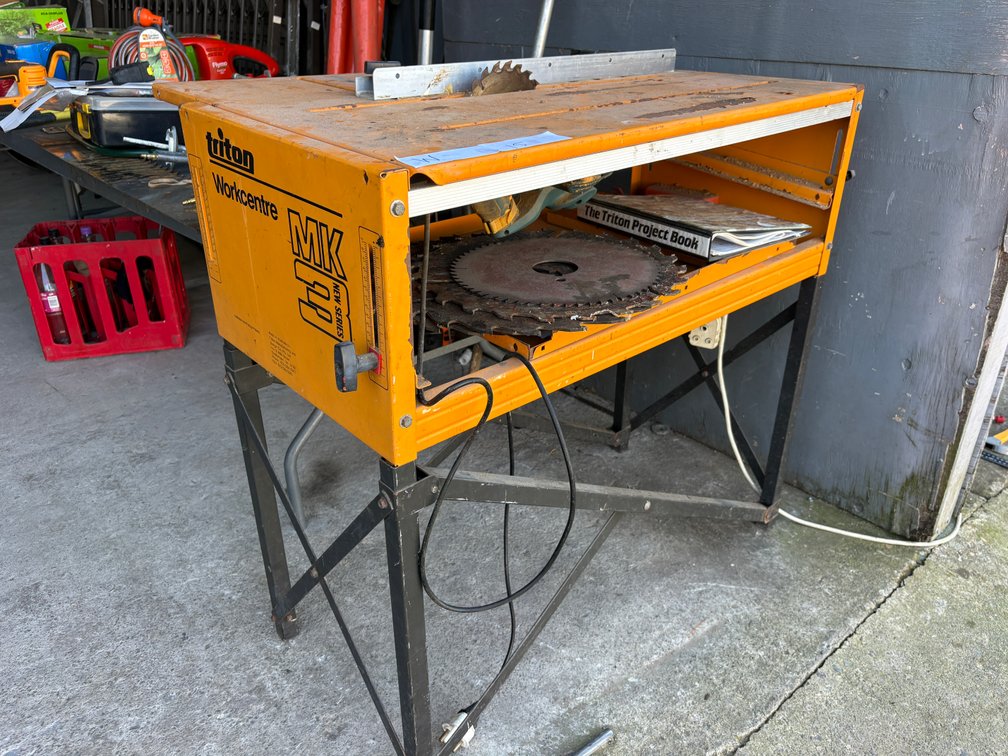 Triton Workcentre MK3 with Saw Blades and Manuals Working. – PREMIUM LOT