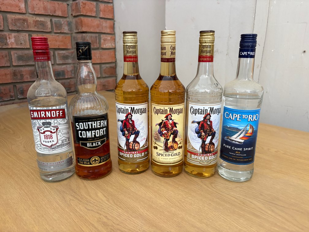 Mixed Spirits Collection – 6 Bottles