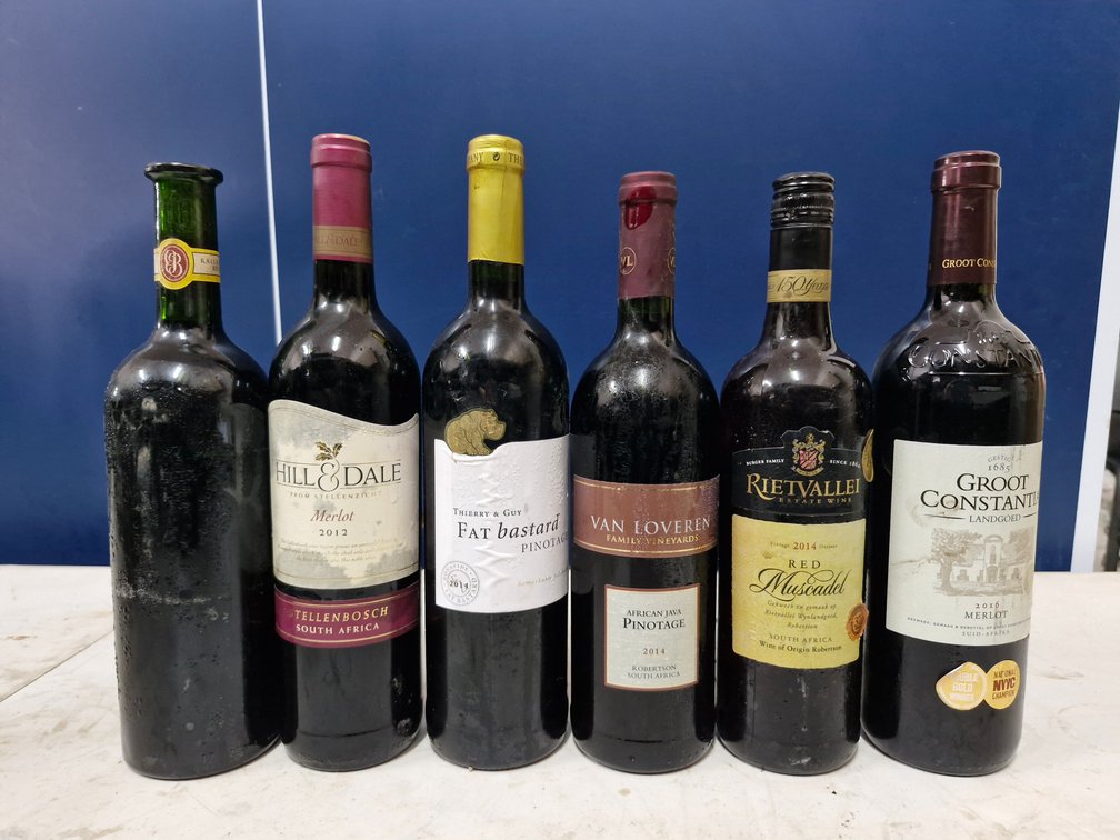 Six South African Red and Fortified Wines from 2012–2016