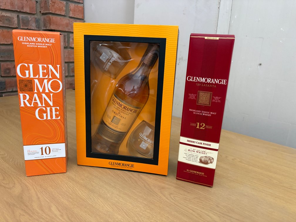 Glenmorangie Single Malt Collection – 3 Bottle Lot – PREMIUM LOT