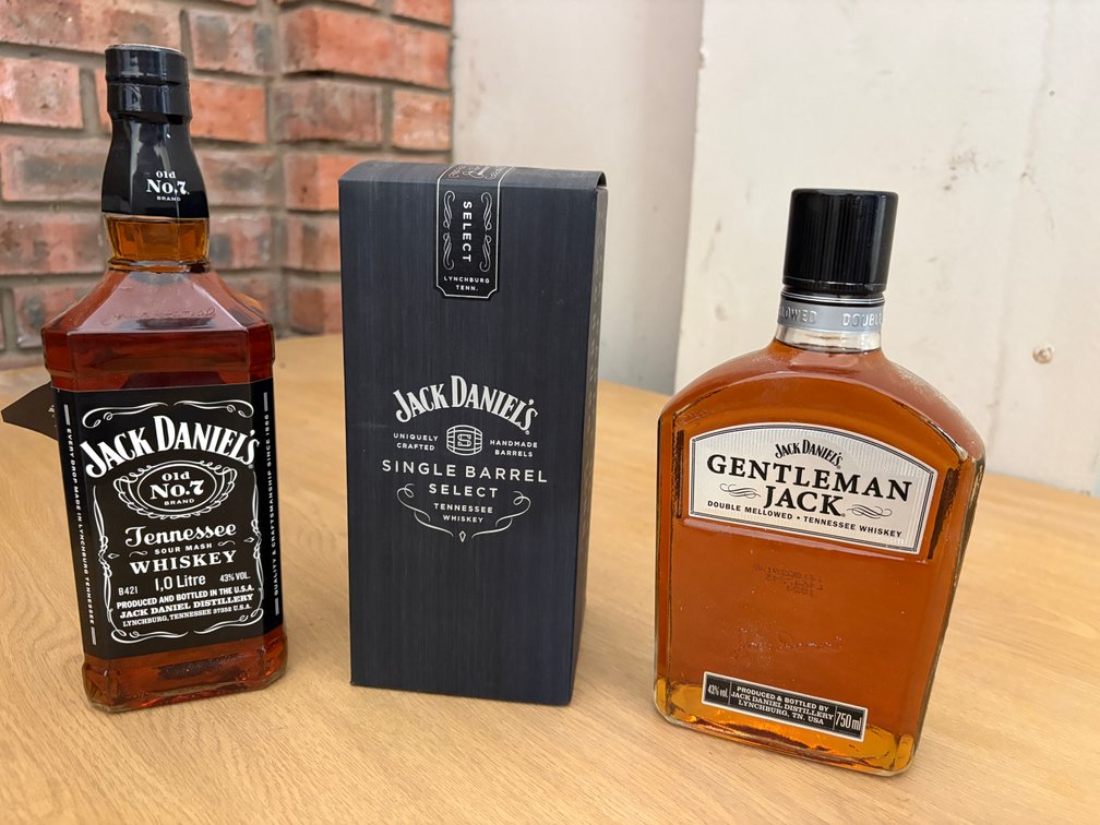 Jack Daniel’s Tennessee Whiskey Collection – 3 Bottle Lot