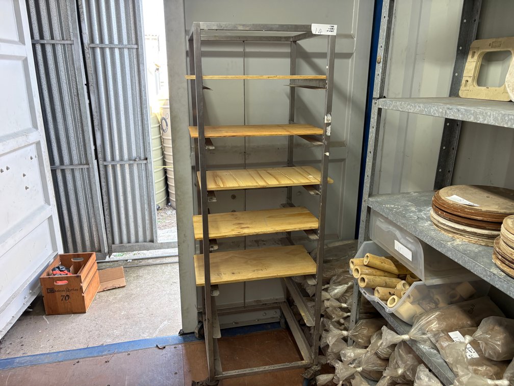 Mobile Multi-Tier Steel Rack – Approx. 1780 x 600 mm