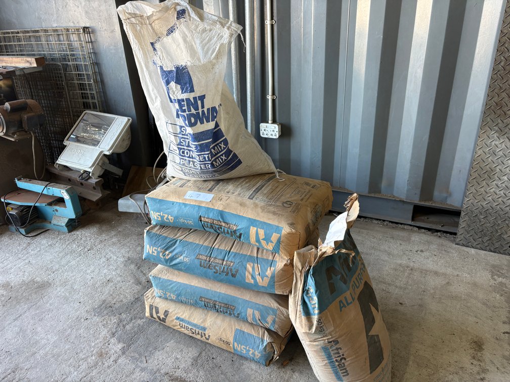 Assorted Bags of Cement / Building Material