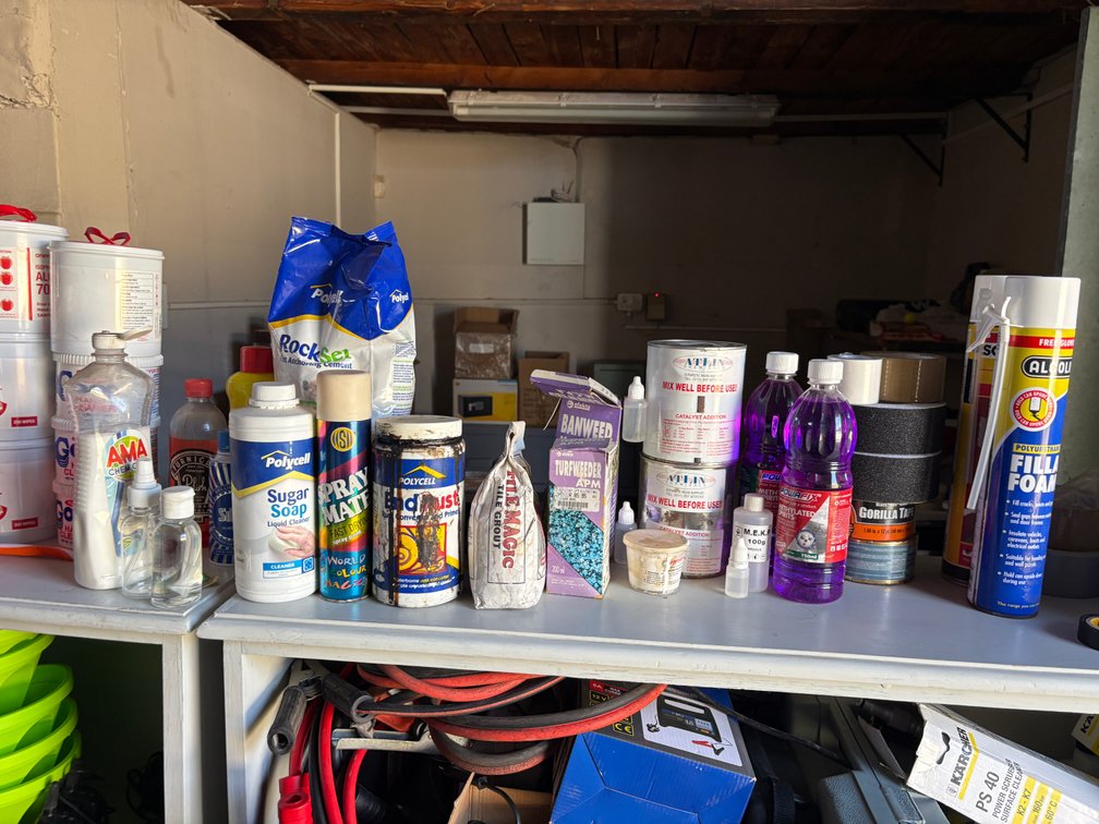 Assorted Agricultural and Cleaning Chemicals