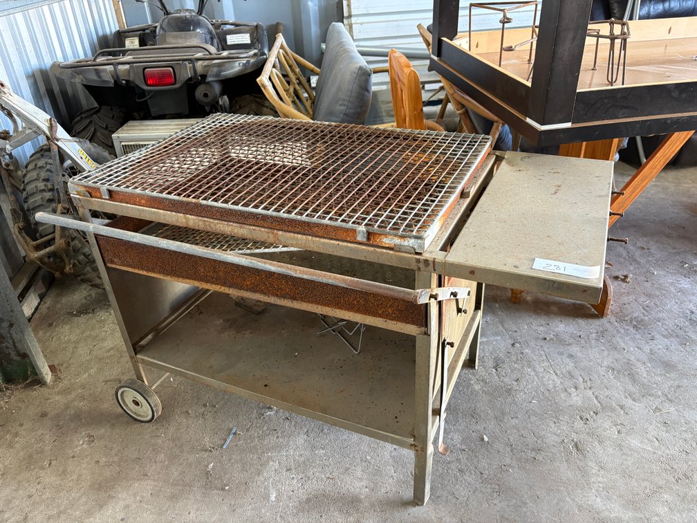 Mobile Stainless-Steel Braai and Grill Station