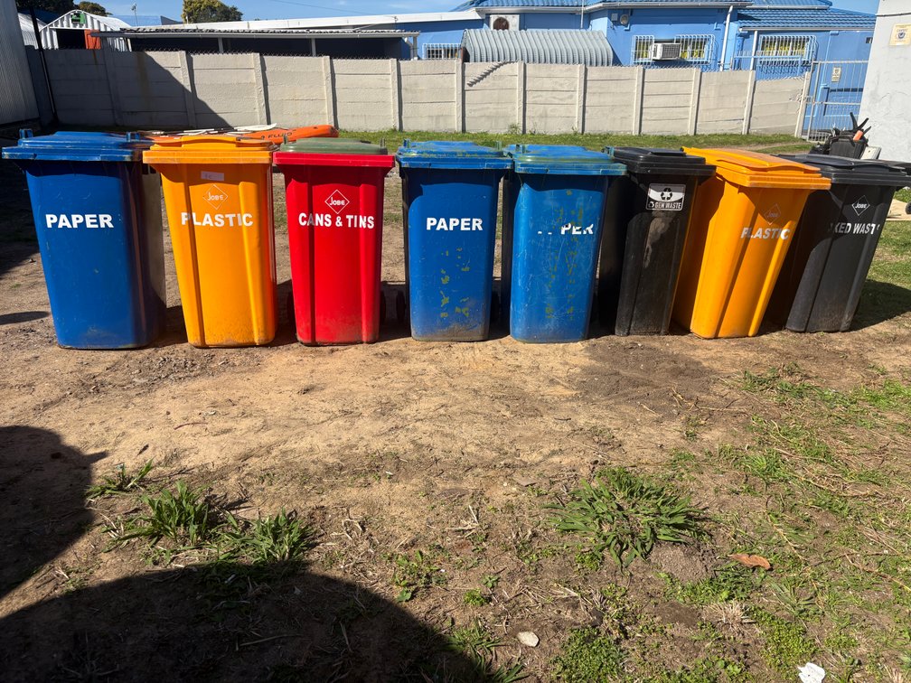 Bulk Lot of Assorted Colour-Coded Wheelie Bins