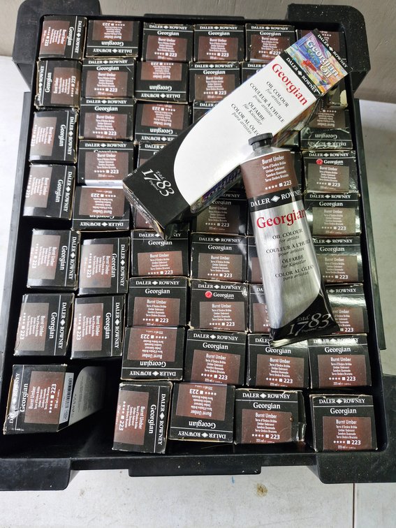 53 Daler-Rowney Georgian Burnt Sienna Oil Colours – 225 ml