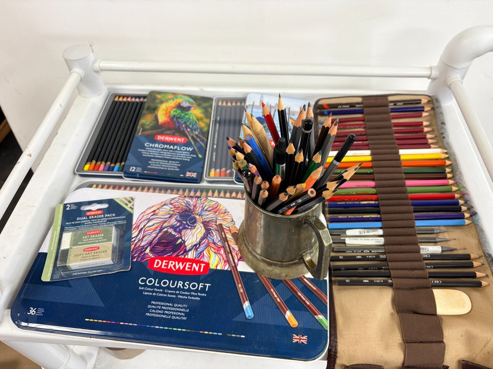Derwent Coloured Pencil Sets and Artist Pencil Roll