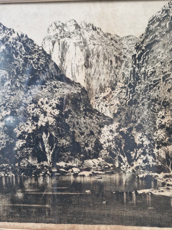 Tinus Martinus Johannes De Jongh - Keurkloof, Montague (White Frame)