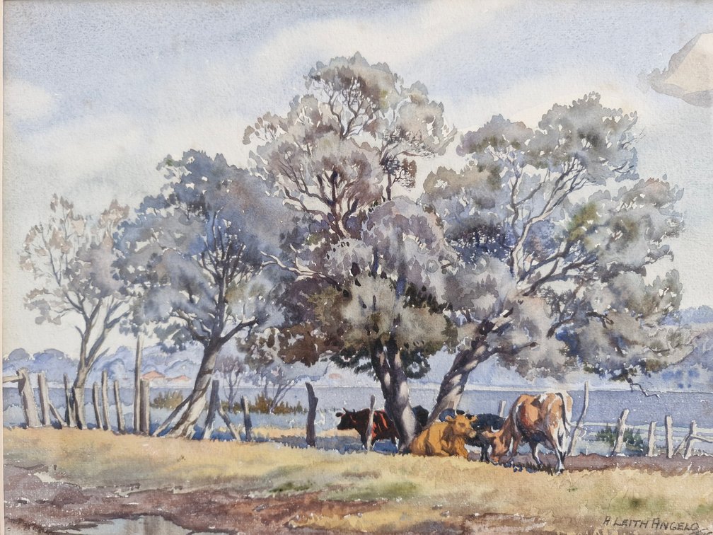 Alexander Leith Angelo - Landscape Cows