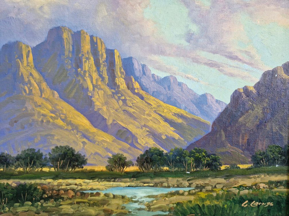 Gawie Cronje - Mountain landscape