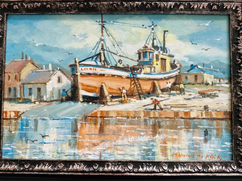 Johnnie De Kock - Fishing Boats/Slipway