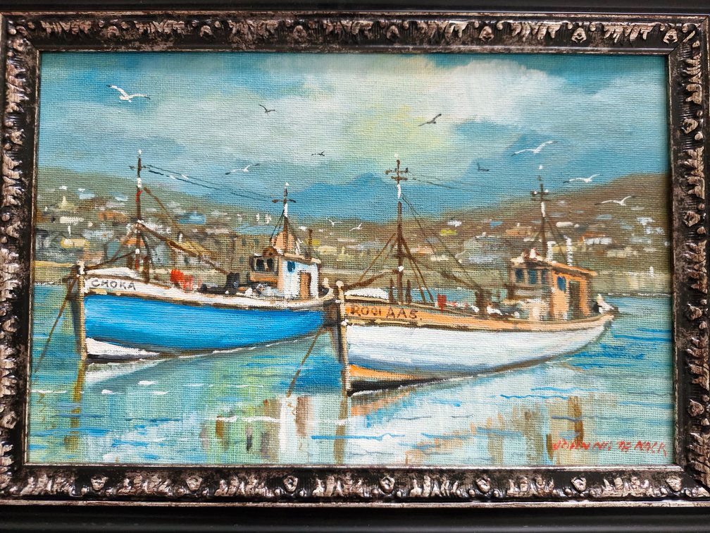 Johnnie De Kock - Fishing Boats/Slipway