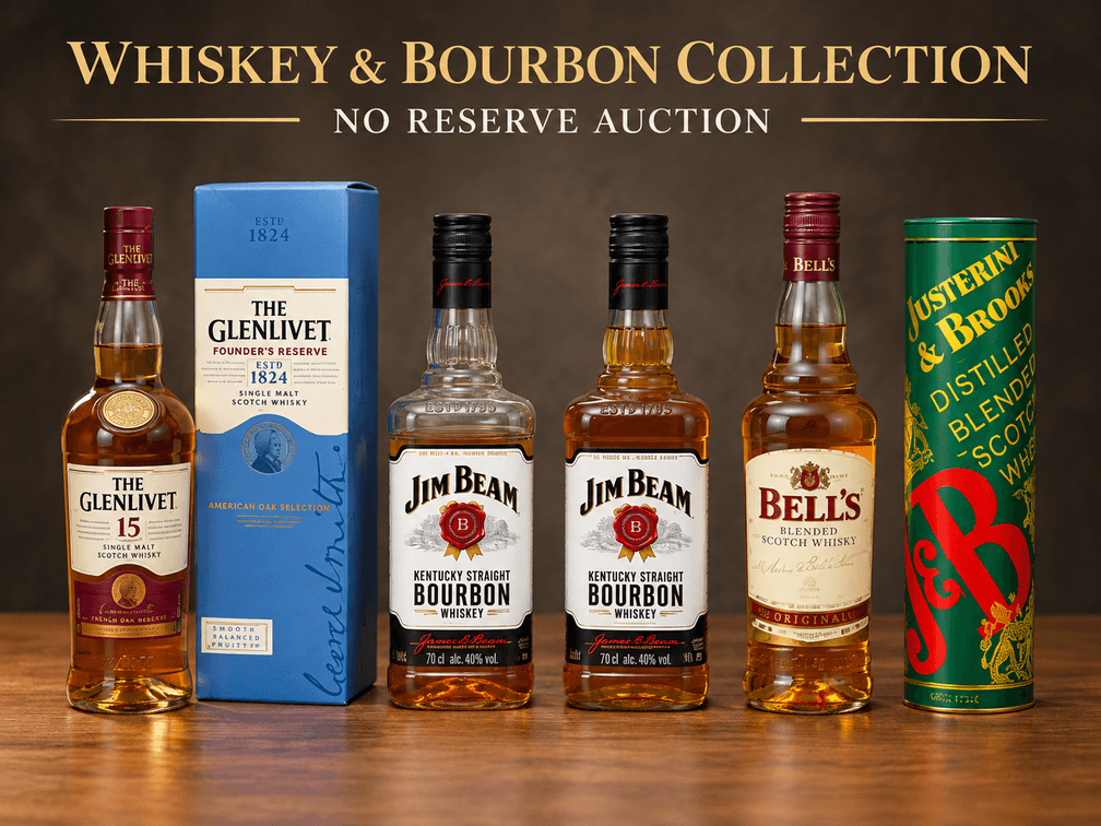 Mixed Whisky Selection – 5 Bottles and Presentation Tube