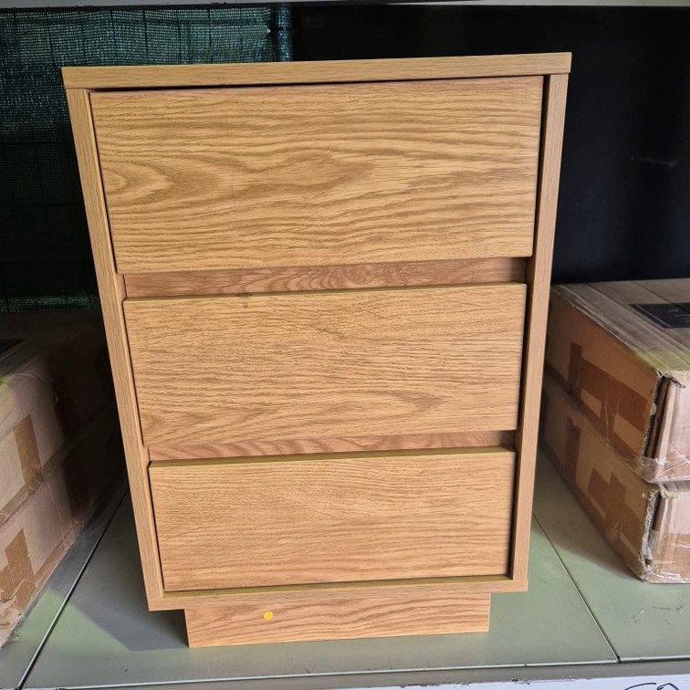 2 x Brooklyn 3 Drawer Pedestal - Unassembled