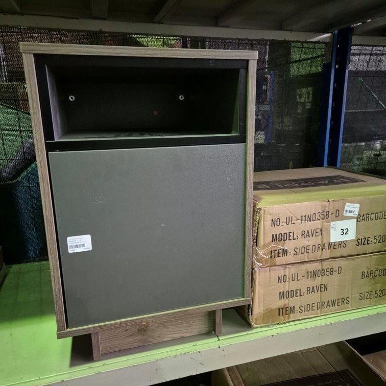 2 x Raven 1 Door Pedestal - Unassembled