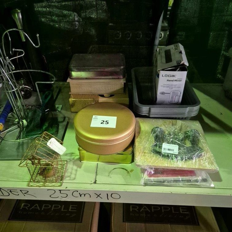 Lot Assorted Home Items