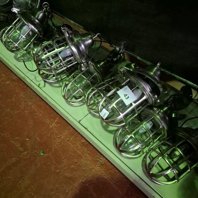 10 x Metal Pendant Lights
