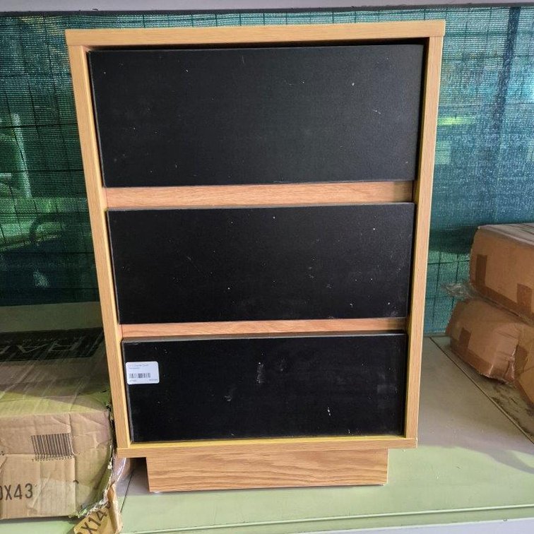 2 x Dusk 3 Drawer Pedestals - Unassembled