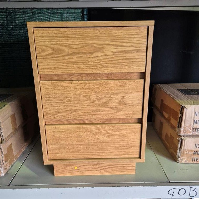 2 x Brooklyn 3 Drawer Pedestals - Unassembled