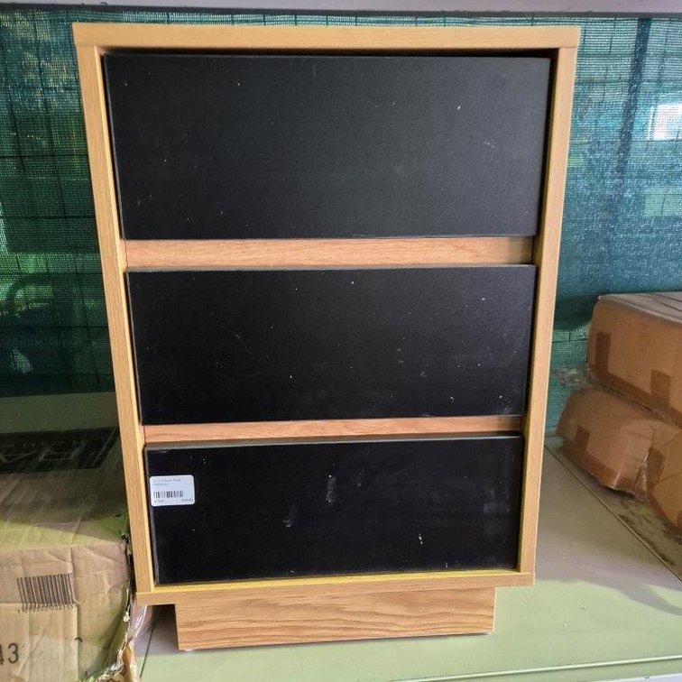 2 x Dusk 3 Drawer Pedestals - Unassembled