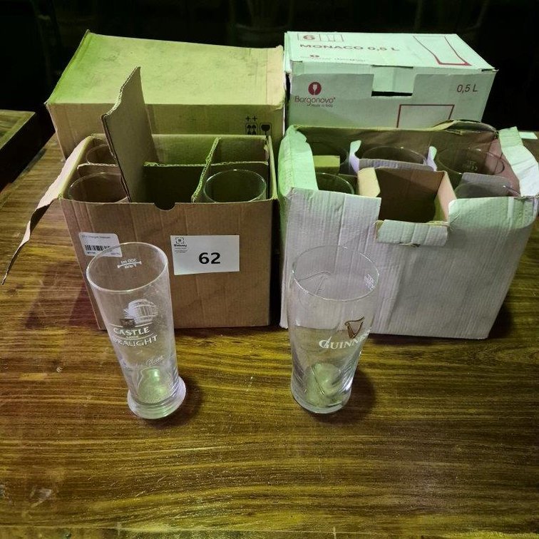 22 x Draught Glasses